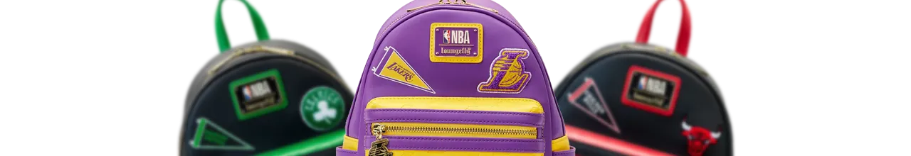 Loungefly NBA Chicago Bulls Debossed Logo Mini Backpack – Circle