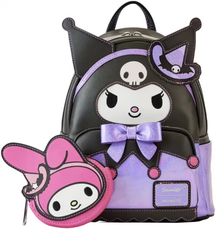 Mignon Dessin Animé Porte Monnaie Sac Grande Oreille Chien Kuromi