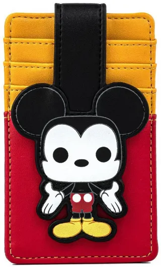 Loungefly Mickey Mouse [Disney] : Porte-cartes avec Cordon Disney 100 Club  Mickey Mouse pas cher